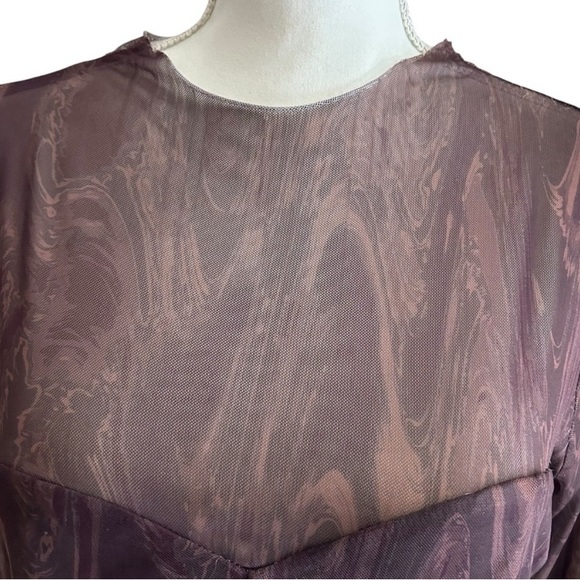 Louna Burnout sheer top - Picture 5 of 8